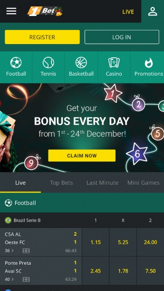 1bet mobile 
