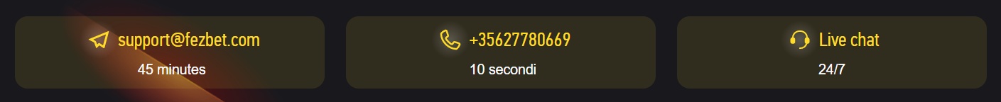 Fezbet contatti