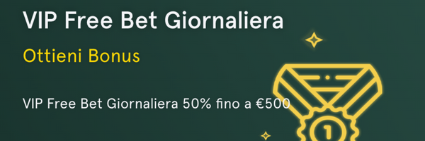 Free bet di metà settimana del 50% fino a 50 € con Casinia sport Free bet di metà settimana del 50% fino a 50 € con Casinia sport